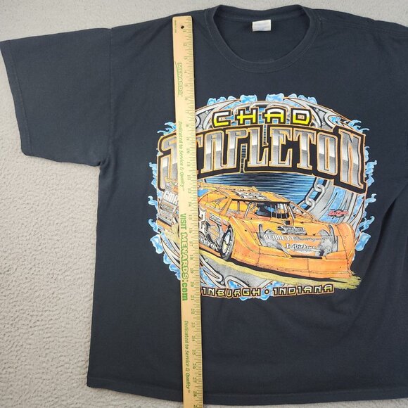 Chad Stapleton Dirt Late Model Motorsports Racing Shirt Mens Extra Large Indiana - Picture 6 of 11